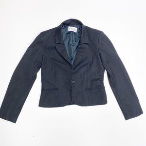 Diane Von Furstenberg Black Cropped Blazer 4